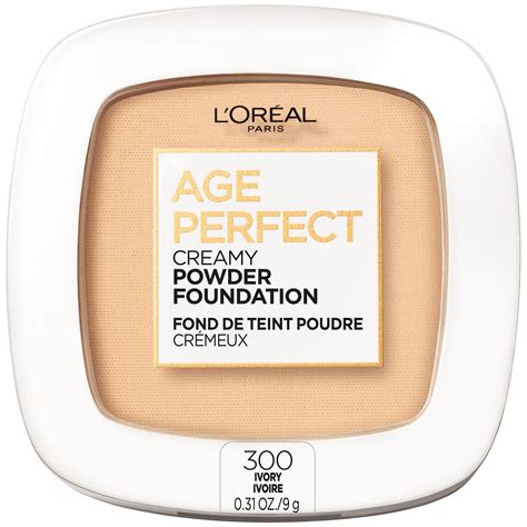 l oreal age perfect creamy powder foundation|l'oreal age perfect foundation shades.